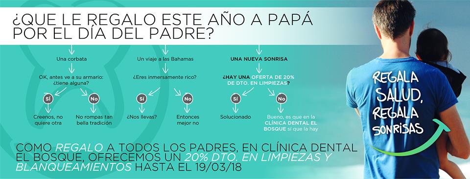regalo dia del padre blanqueamiento dental en Madrid